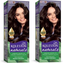 Alkasaz Naturals Saç Boyası Koyu Kahve 3/0 2x Paket