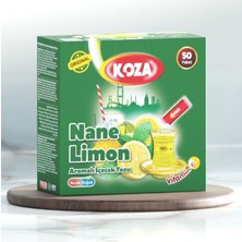 Alkasaz Koza Tek Içimlik Nane Limon Aromalı Toz Içecek 50'li