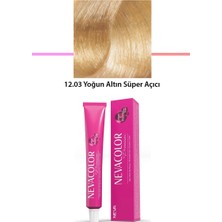 Alkasaz Premium 12.03 Yoğun Altın Süper Açıcı - Kalıcı Krem Saç Boyası 50 G Tüp