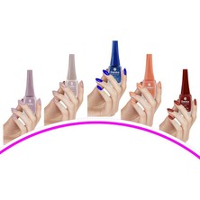 Alkasaz 5 Adet Keratinli Besleyici Oje 14 ml Set5