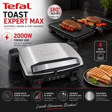 Tefal Toast Expert Max 2000 Watt Elektrikli Izgara & Barbekü Özellikli Tost Makinesi