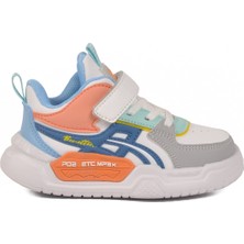 United Colors Of Benetton Beyaz-Lacivert Unisex Çocuk Spor Ayakkabı BNI-11092 P