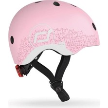 Scoot &amp; Ride And Helmet Reflective Bebek Kaskı Xxs-S Pembe 181206-96496