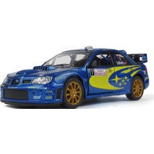 Kinsmart Subaru Impreza Wrx Stı Ralli Spec Model Araba 1:36 Ölçek Döküm Metal Kapı Geri Çekerek Git Eylem Açılış