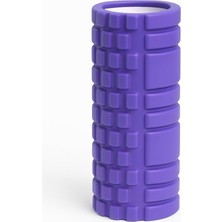 Sunyoga Foam Roller Masaj Rulosu – Yoga, Pilates, Fitness ve Fizyoterapi Için Eva Köpük Masaj Aleti (33X14 Cm) (Mor)