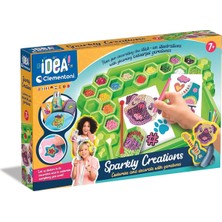 Clementoni 18716 Idea-Parıltılı 3D Gem Çıkartma, Elmas Kit, 7 Yaşından Büyük Çocuklar Için Yaratıcı Oyuncak, Hediye Seti