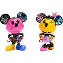 Jada, 253074007, Mickey&minnie Mouse 2'li Figür Paketi, 10 Cm, Boy, Die-Cast Metal), Pop Culture, Lisanslı