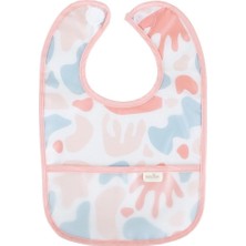 Babyjem Leke Tutmaz Önlük Pembe Puzzle