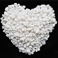 Ekodoğa Beyaz Dolomit Taş 2 kg 1-2 cm Dere Taşı Çakıl Taşı