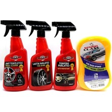 Gd 24 Oto Bakım 4'lü Set (Lastik, Jant, Torpido)