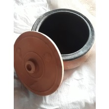 Büyük Boy Toprak Tencere Güveç Kap 26 * 12CM