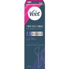 Veet Professional Tüy Dökücü Krem Bacak ve Vücut Bölgesi Tüm Cilt Tipleri Için 100 ml