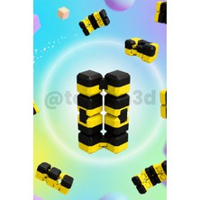 Sarı Siyah Fidget, Sonsuz Küp, Stres Küpü