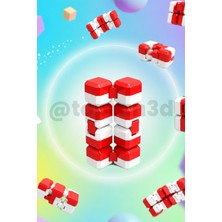 Kırmızı Beyaz Fidget, Sonsuz Küp, Stres Küpü