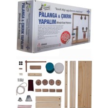 Artlantis Palanga ve Çıkrık Yapım Seti 1 Paket Okul Sınıf Deney Bileşik Basit Makine Palanga ve Çıkrık Yapalım 45 Parça