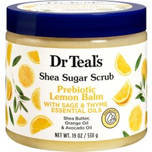 Dr.teals Prebiotic Lemon Balm Shea Sugar Scrub Vücut Peelingi 538GR