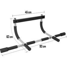 Telvesse Kapı Barfiksi Çok Fonksiyonlu Mekik Şınanan Barfix Aleti Demiri Çubuğu Chin Up Pull Up Demiri, Telvesse