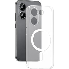 Nanospace Xiaomi Poco X8 Pro Kamera Korumalı M-Safe Şarj Özellikli Şeffaf London Sert Pc Kapak
