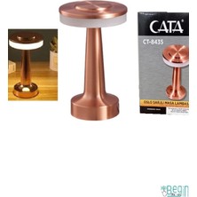 Cata Rose (Bakır) Dokunmatik Şarjlı LED Masa Lambası CT-8435