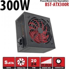 Shopwave Powerboost BST-ATX300R 300W, Sata, 12CM Fan,  Box Psu