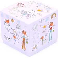 Decobox Bebek/Çocuk Hediye Kutusu (10x10x10 cm.)