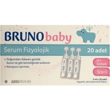 Bruno Serum Fizyolojik 5 ml x 20 Flakon