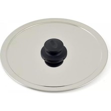 Paslanmaz Çelik Balık Tavası Kapağı 26 cm No:28