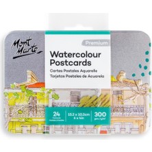 mm Sulu Boya Kartpostalları 300 Gsm 24 Sayfa