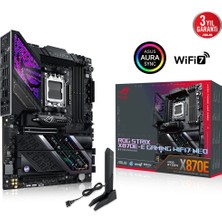 Shopwave Asus Rog Strıx X870E-E Gamıng Wıfı7 Neo, 4xddr5,  5xm.2, Hdmı, Dp, Type-C, Pcıe 5.0, 2xwi-Fi 7, Bluetooth V5.4, Am5 Soket Gamıng Anakart