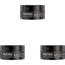 Syoss Matt Fiber Yüksek Kontrol Mat Wax 100 ml 3lü Paket