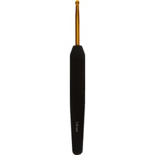 Knitpro - Gold & Black (3,50 Mm) Softgrip Alüminyum Tığ - 1 Adet
