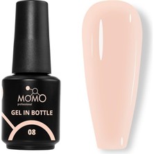Gel In Bottle No.08, Akıllı Fırçalı Protez Tırnak Jeli, Ten Rengi, 18 ml