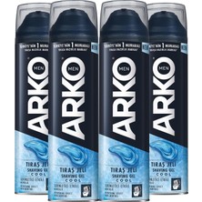 Arko Men Cool Tıraş Jeli 4'lü Paket 200 ml