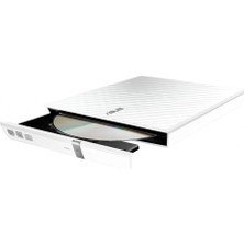 Shopwave Asus SDRW-08D2S-U Lite, USB 2.0, External, Beyaz,  Slim, Optik Okuyucu/yazıcı