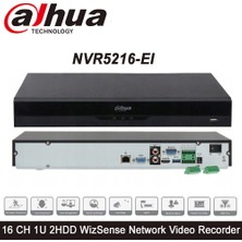 Shopwave Dahua  NVR5216-EI, 16KANAL, 12MPIX, H265+, 2 HDD Desteği, 1080P Kayıt, 320MBPS Bant Genişliği, Nvr