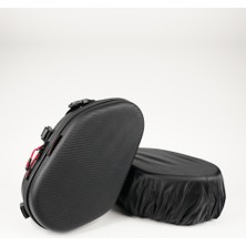 Turbag Bmw R 1250 Gs Adventure (Adv) Koruma Demiri Çantası 2'li Set + Yağmurluk | Karbon Desenli Eva Yarı Soft Su Geçirmez Fermuarlı