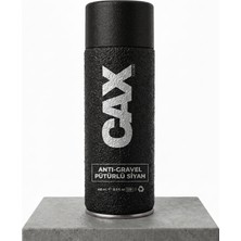 CAXCOLORS Cax Sprey Pütür Siyah 400 ml - Anti Gravel Pütürlü Siyah Boya Spreyi Koruyucu Kaplama