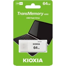 Shopwave Kıoxıa 64GB U202W USB 2.0 Flash Bellek Beyaz