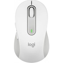 Shopwave Logıtech 910-006255, M650 Signature, Beyaz, Sağ El, USB Nano 2,4g Kablosuz, 4000DPI, Optik, 5 Tuşlu, 24AY Pil Ömrü, Sessiz Mouse