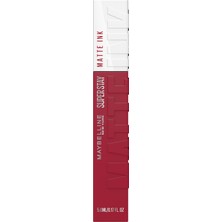 Maybelline New York Super Stay Matte Ink Likit Mat Ruj - 80 Ruler (Kırmızı/pembe)