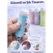 Oyun Kafası Mini Anahtarlık Lazer | Basmalı LED Lazer Oyuncak Taşınabilir Çocuk Eğlence Ürünü