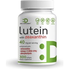 Deal Supplement Lutein And Zeaxanthin Supplements, 40MG Per Serving, 300 Softgels