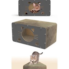 Atapet Tırmata Doğal Karton Kedi Tırmalaması Kedi Tırmalama Kanepesi Tahtası Kedi Tırmalama E