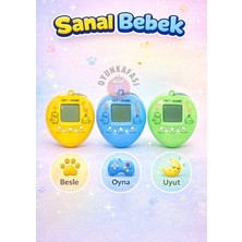 Oyun Kafası Sanal Bebek Oyuncağı Tamagotchi Tarzı Dijital Evcil Hayvan 1 Adet Ekranlı Oyuncak