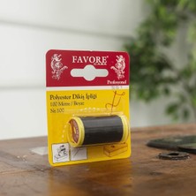 Favore Casa Dikiş Ipi 100 Metre Polyester Siyah