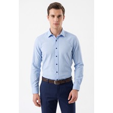 Kamer Erkek Slim Fitt Uzun Kol % 100 Pamuk Gömlek 2429 BGL-ST05603