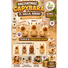 Oyun Kafası Hacıyatmaz Capybara Oyuncak 7 cm Sallanan Devrilmez Oyuncak Çocuklar Için Eğlenceli Masa Üstü Oyuncağı
