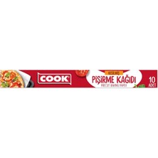 Cook Kesilmiş Pişirme Kağıdı, 37 x 42 Cm, 10 Yaprak