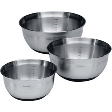 Brabantia 363900 Karıştırma Kabı Paket (1,0 & 1,6 & 3,0 L)