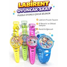 Oyun Kafası 10 Adet Labirent Oyuncak Saat | Toplu Puzzle Oyunlu Çocuk Bileklik (Karışık Renk)